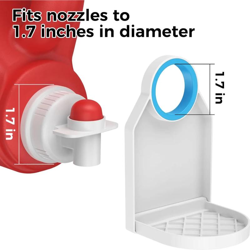 A Set of Laundry Detergent Dispenser Cup Holder, Upgraded Nozzle Button and Organization of the Laundry Cup Holder and Drip Tray