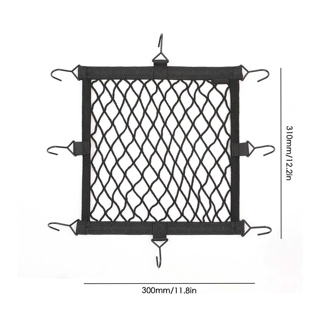 Motorcycle Helmets Elastic Net Bag Luggage Mesh Net Bag with 8 Hooks Universal Helmets Hold Storage Mesh Bag Motor