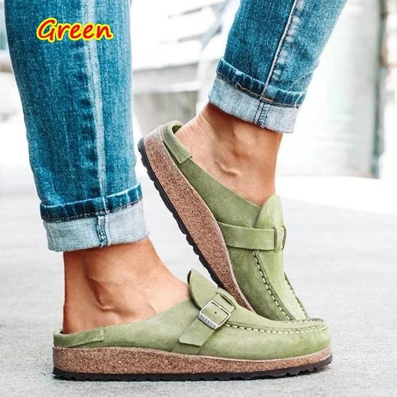 5 Colors Women Slippers Leather Wedges Shoes Ladies Platform Slippers Sandals Beach Shoes With Female Platform Slippers Daily Comfortable Flip Flops