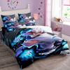 Japanese Famous 3D Anime Jujutsu Kaisen Satoru Gojo Christmas Gift King Twin Double Child Bedding Set Microfiber Duvet Cover Set