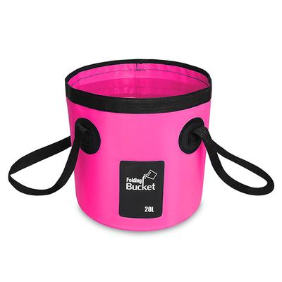 Seau d'eau étanche 12L/20L, seau de pêche en plein air, conteneur d'eau pliable pour Camping pique-nique