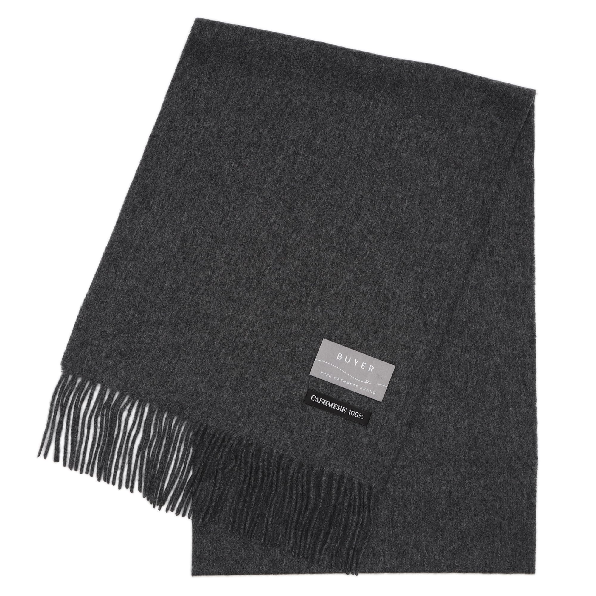 

Buyer Pure Cashmere 20 Colors for Men and Solid Large 100% Scarf, Available, Women, Color, Thick, (Charcoal Gray), FT30L-2a