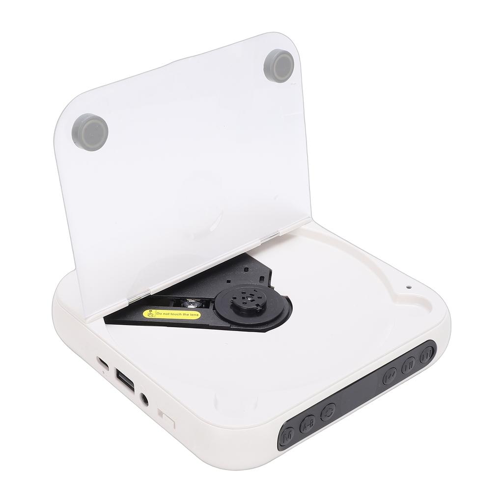 Portable CD Player Bluetooth 5.3 MP3 Dual Stereo Speaker Desktop CD Music Player with Headphone for Home Car