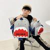 Adorable Cartoon Shark Children's Backpack Cute Kindergarten Bag For Boys And Girls