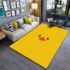 Cartoon Duck Face Yellow Carpet Suitable As a Non-slip Mat for the Living Room or Bedroom Sofa