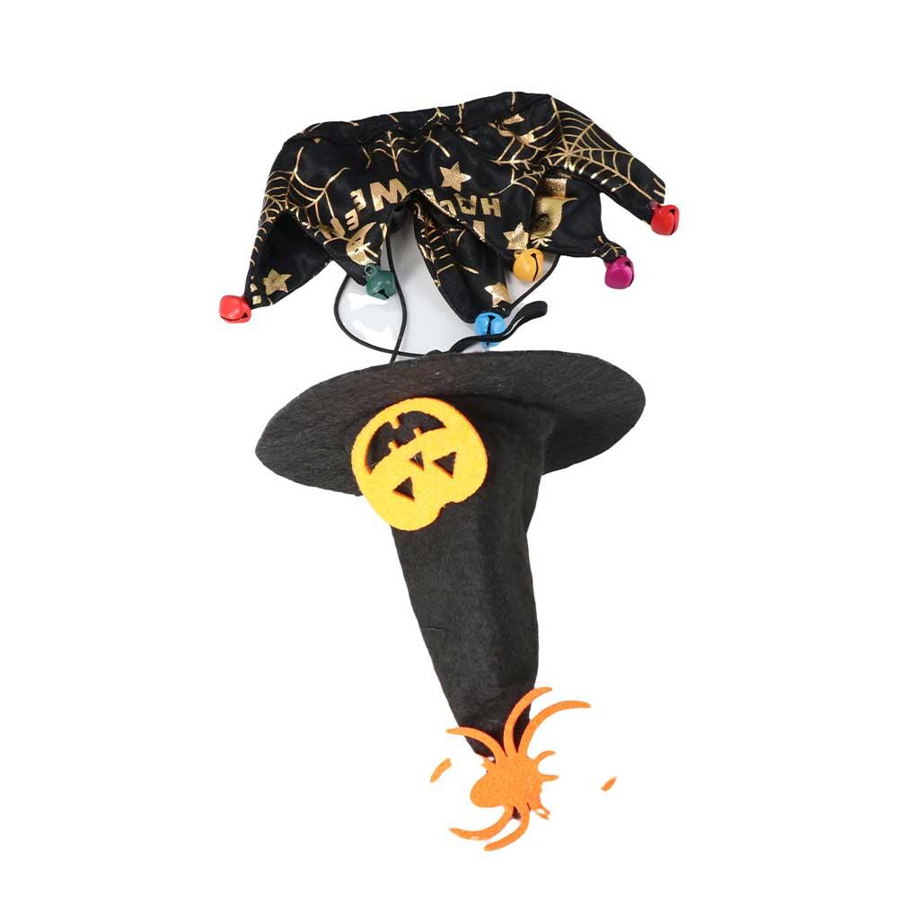 Cat Dress Up Cosplay Pet Halloween Supplies Cat Collar Pet Hat Cat  Costume Cat Pumpkin Hat