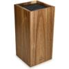 Bloc de rangement à couteaux - navaris - acacia - 24 x 12 x 12 cm - antidérapant - design contemporain