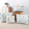 Large Capacity Zipper Storage Bag with Carry Handles, Waterproof Organizer for Quilts, Clothes and Moving