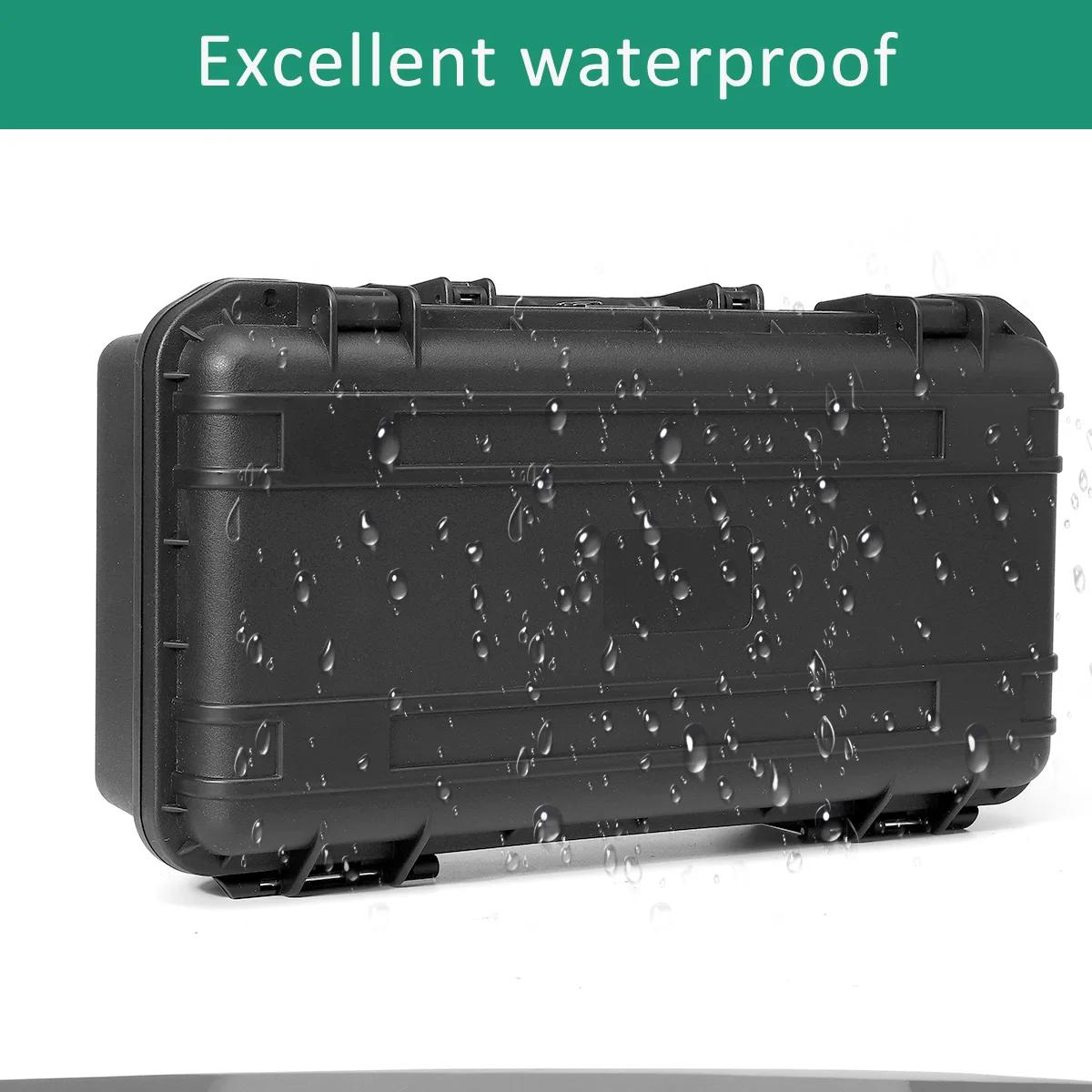 

Waterproof Protective Safety Instrument Tool Box Shockproof Toolbox Sealed Tool Case Impact Resistant Suitcase With Sponge China Mainland