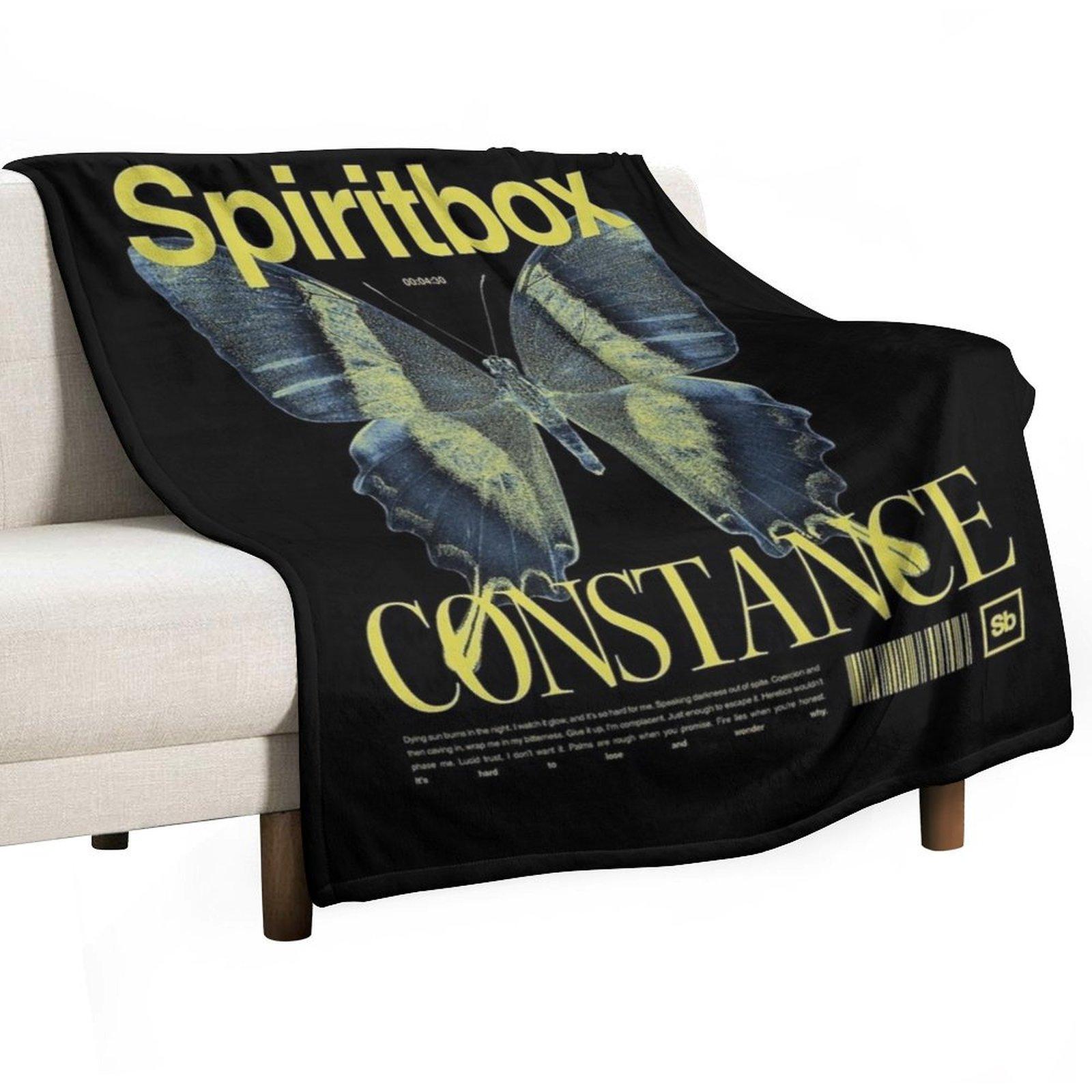 new best spiritbox new logo Throw Blanket warm for winter Designers Blankets Sofas Of Decoration christmas decoration Blankets 30x40in