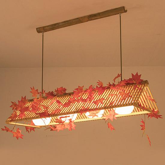 Retro Asian Tatami Pendant Light for Restaurants and Bars
