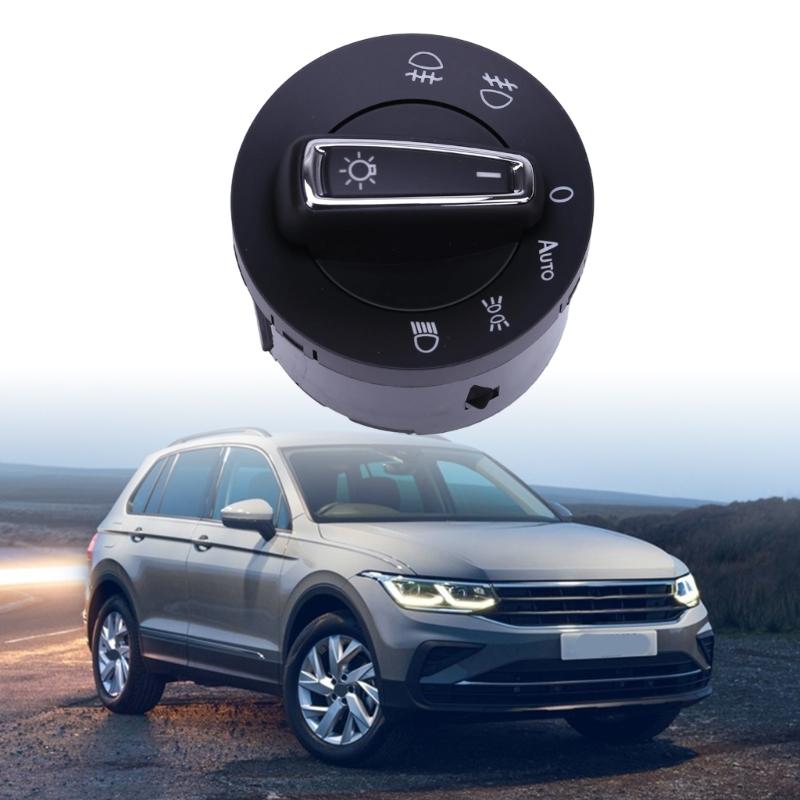 Headlamp Control Knob Repair Part 5G0941431AF for Dashboard Light Operation, ABS Housing Part for Selected Vehicle Models, Single Unit for Daily