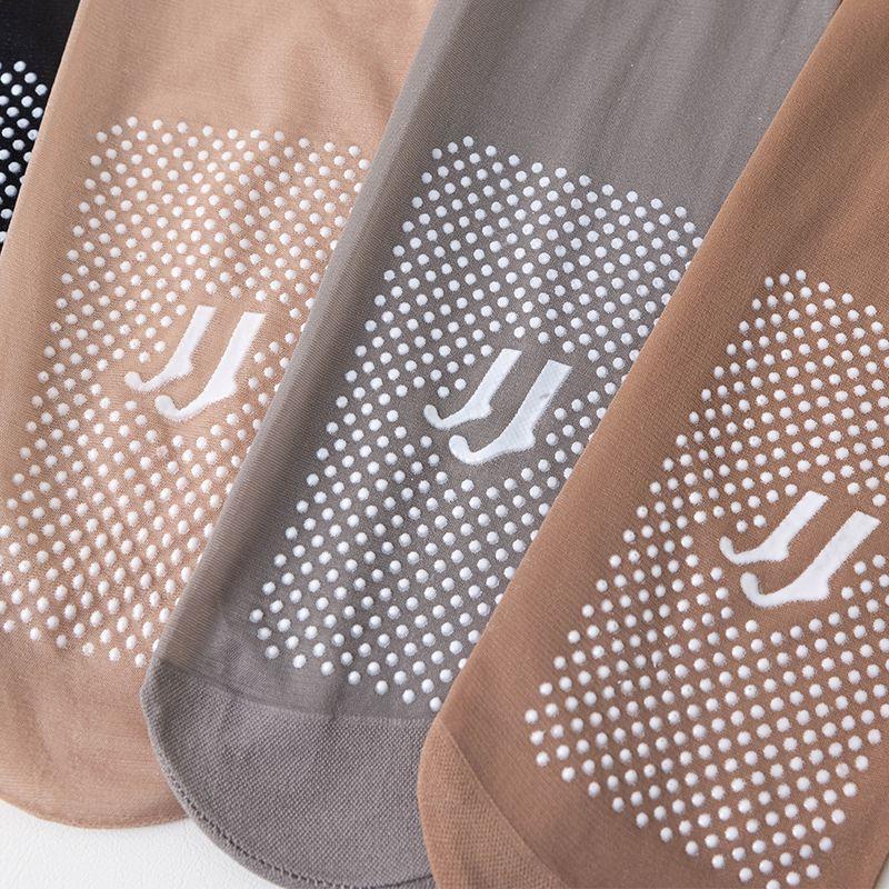 10/20 Pairs Women Summer Socks Silicon Snag-Resistant Non-Slip Grip Mesh Breathable Nylon Socks Ultra Thin Comfort Summer Socks