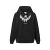 Felpa da uomo oversize con cappuccio con stampa Ala Fantasma Design Serpente Fulmine Abbigliamento Casual