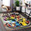 1pc Mortal Kombat Ninja Chair Mat - Anime Cartoon Design, Non-Slip Carpet for Office, Home Decor, Living Room, Bedroom, Game Room - Perfect Gift for F