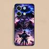 AOT Eren Yeager Matte TPU Mobile Phone Case for Xiaomi Redmi 15 14 13 12 A5 3 2 1 C Plus 4G 5G Colorful Printing Cover