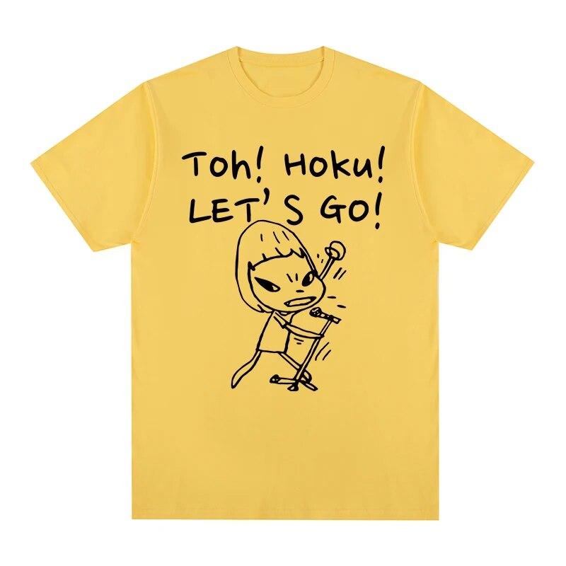 

Футболка Yoshitomo Nara rock go, хлопковая футболка унисекс, новая футболка, женские топы 4XL
