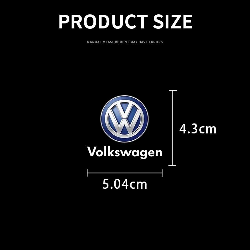 B6 2025 Hot For Volkswagen Car Metal Emblem Wiper Stickers Reflective Decor Decals For Volkswagen GOLF 5 Tiguan Polo Golf 6 Golf