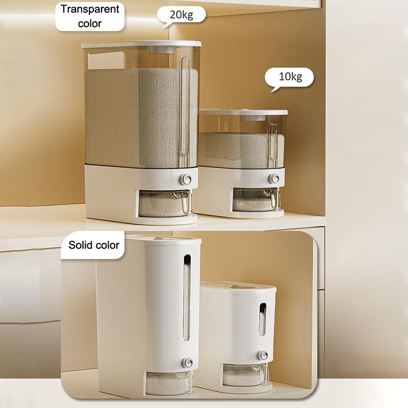 High-End Pressed Rice Bucket Insect-Proof Moisture-Proof Sealed Household Food-Grade Rice Box Flour Storage Container