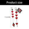 Playful Red Candy Pouch Keyring Heart Shaped Alloy Resin Accessory  Ideal For Keys Gifts Decoration Hanging Charm