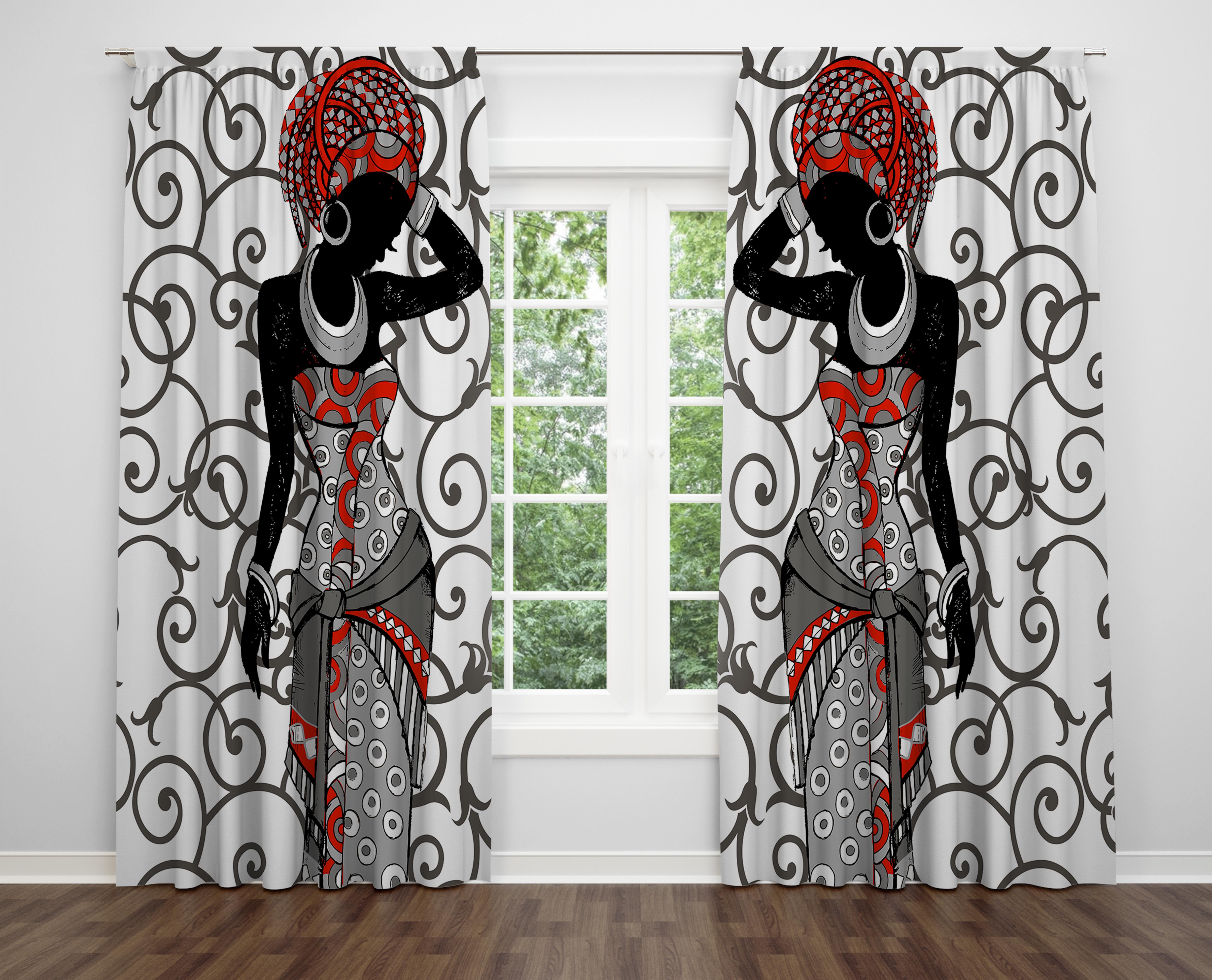 

Декоративний дизайн, високоякісна бавовняна тканина, ви можете вибрати одну або подвійну фіранку з крила 1 piece різнокольоровий