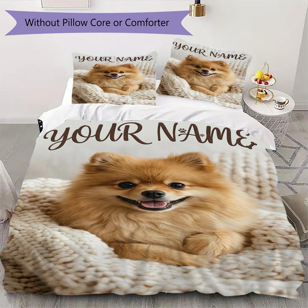 Custom Name Cats Cozy Nest Bedding,Quilt Set Quilt Cover Pillowcase Home Birthday Gift(1 * Duvet Cover + 2 * Pillowcase, Without Core)_lx