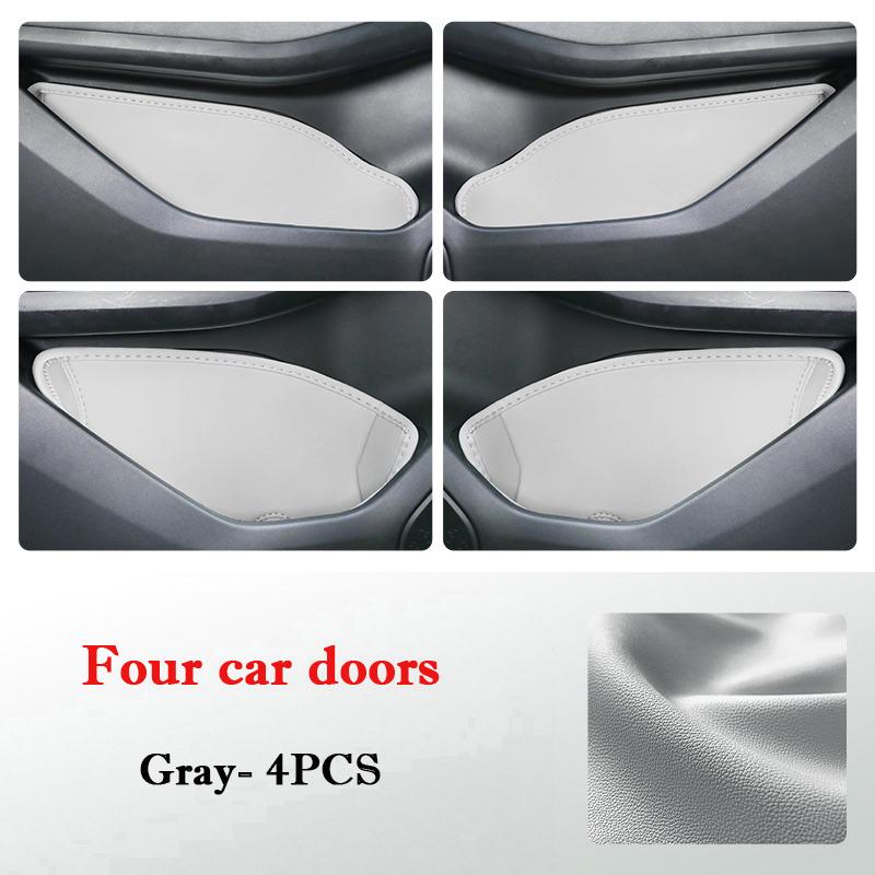

Car Door Slot Storage Pad Leather Door groove Protective Mat Storage Barrel For Lynk & Co 08 2026 2026 2026 Interior Accessories For 2025