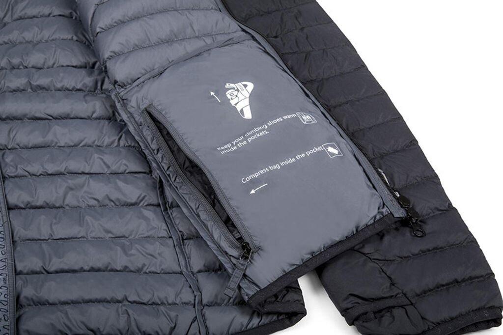 Jacket Ocun Tsunami Eco Down Jacket Blue Opal Iron Collar