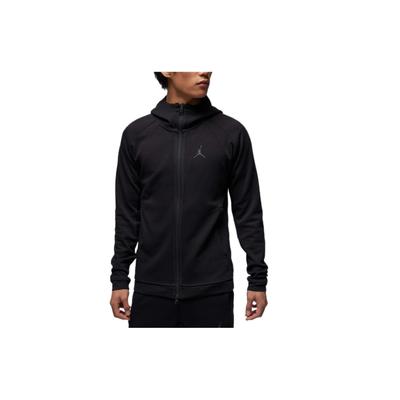 Sweatshirts Men's Black Hooded Moderate Cardigan DV9784-010
