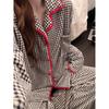 Women's Flannel Cardigan Pajama Set: Winter 2026 Warm & Thick Plus Size, Lapel Design