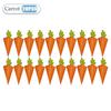 1-200PCS Creative Carrot Packaging Box Orange Candy Chocolate Cone Shaped Paper Gift Boxes Kids Easter Birthday Party Gift Bag