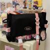 Premium College Wind Joker Simple Large Capacity Postman Bag Female Transparent Baby Bag Pain Bag Tutorial Bag Slung Shoulder Bag