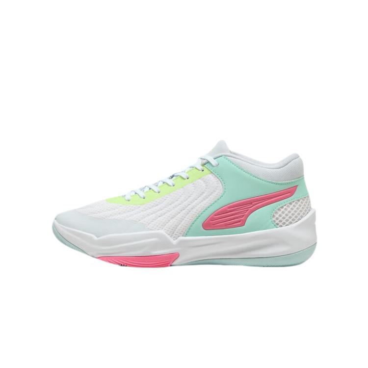 

Puma Court Pro 2 Универсальные Модные Повседневные Тканевые Кроссовки Мид-Топ из Синтетической Кожи Унисекс Мятно-Голубые 312180-02 44