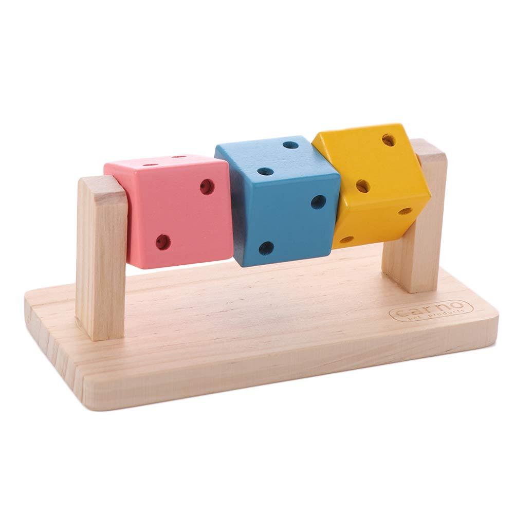 

Creative Funny Hamster Cube Toy Bite Resistant Rainbow Hamster Chew Cube Wood Guinea Pig Chew Toys For Guinea Pig Rats Ferret разноцветный