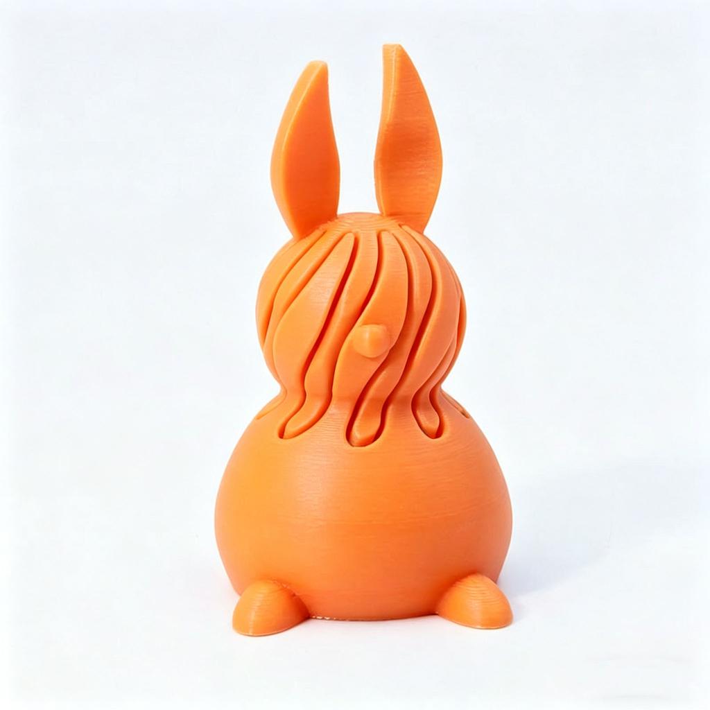 3D Printed Rabbit Spiral Tower Rotating Toy Decompression Gourd Spiral Cone Children'S Gift Home Decor