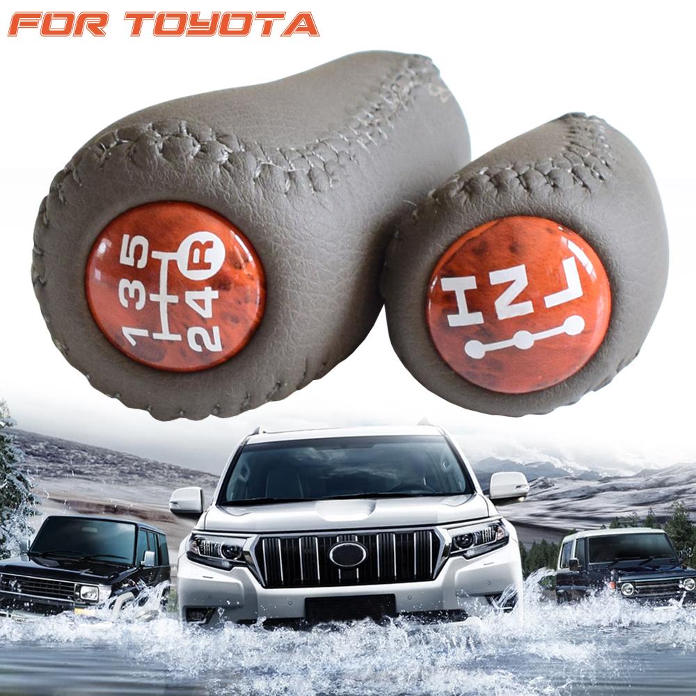 Manopla de câmbio de carro para Toyota Land Cruiser Prado 120 2003-2009 Manopla de câmbio automática Cabeça de bola Estilo de carro