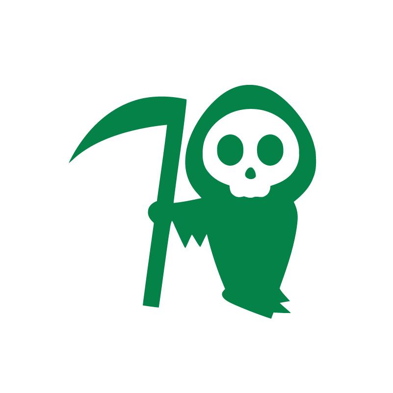 Grim Reaper Lurking Vinyl Sticker Decals Spooky Skeleton Peeker Stickers For Car Window Bumper Laptop Decoration
