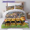 SG Dynamo Dresden Pattern Bedding Home Decoration Birthday Gift ( 1 duvet cover + 2 pillowcase, without core),fan merchandise.