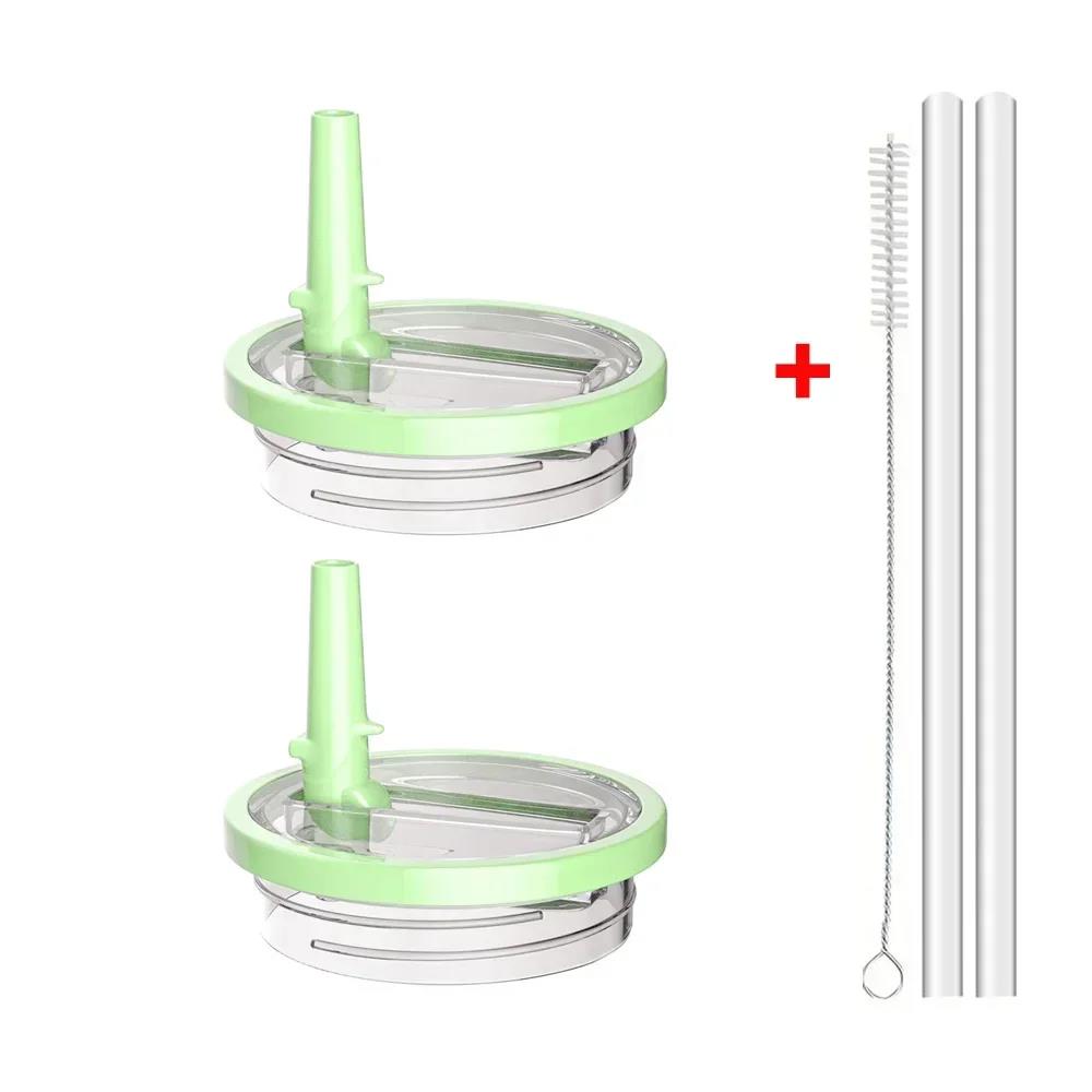 40oz Flip Straw Leak Proof Lid for Stanley H2.0 Quencher ProTour Tumbler Lid Replacement for Stanley Cup Accessories Straw Cover Cup Holders 5