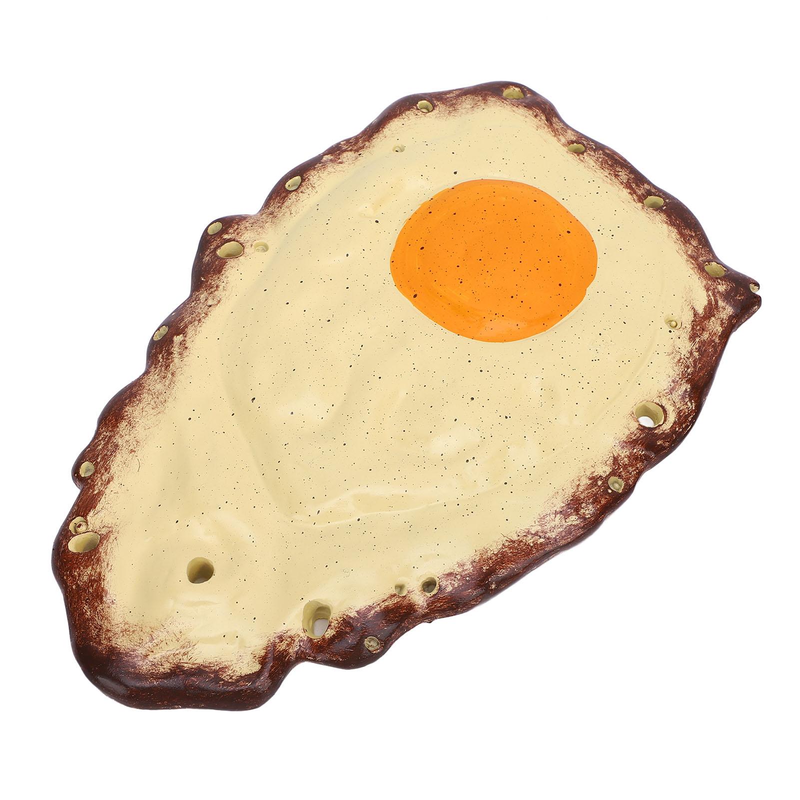 

Модель жареного яйца, реалистичная декоративная многоцелевая фигурка вареного яйца для гостиной, спальни