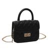 Bag Lingge Pu Material Princess Style Fashionable Bag For Middle School Girls