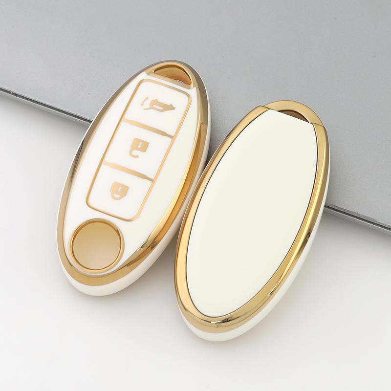 3 Buttons Keyless Shell Bag For Nissan Juke Leaf Micra K12 Note Patrol Qashqai J11 J10 Tiida Versa X-trail Xtrail T32 Soft Key Cover Case