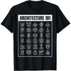 Lustiges Architektur 101 T-Shirt für Architekten _ Haustypen T-Shirt