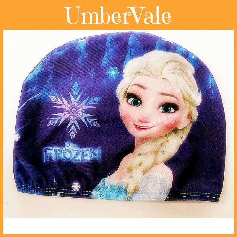 Wholesale Children's Cartoon Swim Cap Boys Girls Baby Colorful Polyester Cute Fashion Cartoon Comfortable Swimming Hat