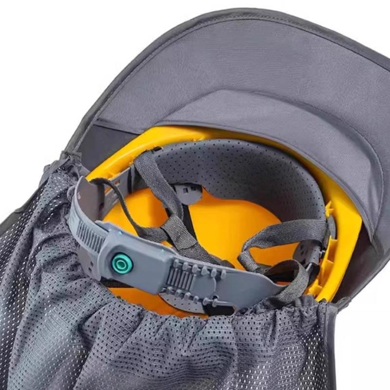 High Visibility Adjustable Sun Cover for Helmet Hat Lightweight Polypropylene Construction 4 Color