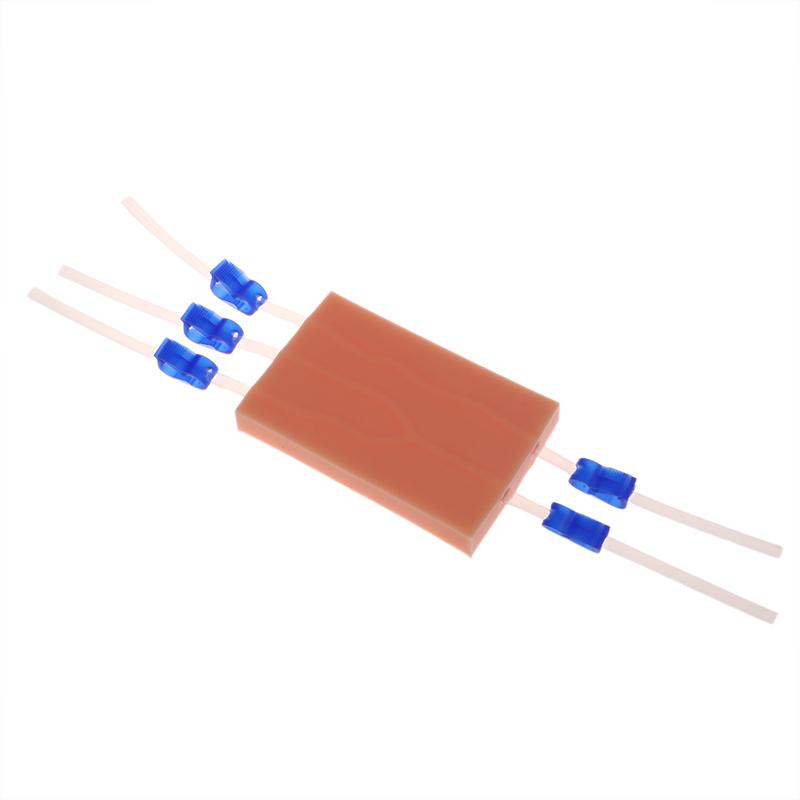 Venipuncture Enjeksiyon Pratik Pedi Simülasyonu İnsan Derisi Yırtılmaya Dayanıklı Taşınabilir Öğrenciler Hemşireler İçin Dikiş Eğitimi Modeli