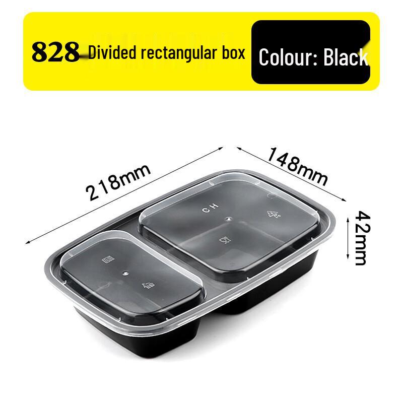 

BOUSSAC Disposable Meal Prep & Takeaway Containers 150 sets