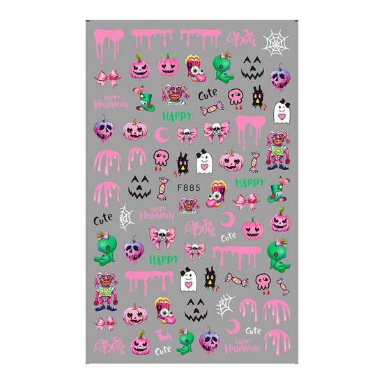 Naklejka na paznokcie świąteczna Wykwintna Ultracienka Łatwa Nieblaknąca Żywy Kolor Wzór Zastosuj Dekoracyjna Zdejmowalna