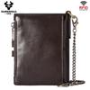 Humerpaul Genuine Leather Men's Wallets Short Luxury Brand Credit Card Holder Travel Multi-slot Credential Purse Male Carteiras