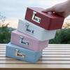 Combination Lock Storage Iron Box Metal Construction Storage Chest  Gift Packaging